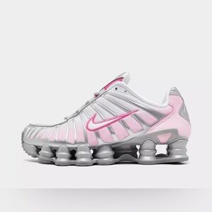 Nike Shox TL in the "Metallic Platinum / Pink Foam White Pinksicle Size 7 NWOT
